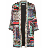 Alice+Olivia Kimono Koko estampado - Preto