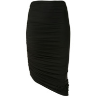 ALIX NYC Saia Langston com franzido - Preto