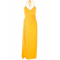 ALIX NYC Vestido slim canelado - Amarelo