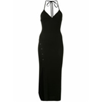 ALIX NYC Vestido slim canelado - Preto