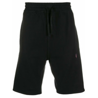 AllSaints Bermuda de algodão - Preto