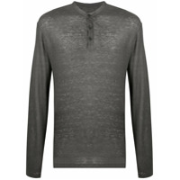 AllSaints Camiseta com botões - Cinza