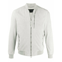 AllSaints Jaqueta bomber de couro - Azul