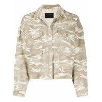 AllSaints Jaqueta jeans camuflada - Neutro