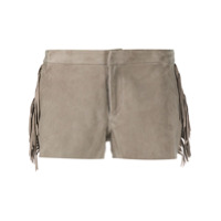 AllSaints suede shorts - Cinza