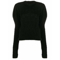 Almaz Suéter com textura - Preto