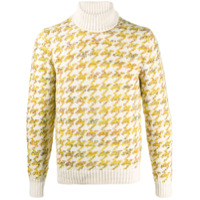 Altea houndstooth knit jumper - Branco