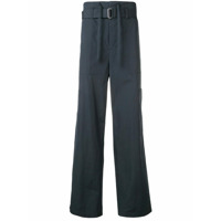 AMBUSH Calça pantalona com cinto - Azul