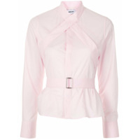 AMBUSH Camisa de algodão com fivela - Rosa