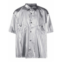 AMBUSH Camisa mangas curtas metálica - Cinza