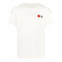 AMBUSH Camiseta com logo bordado - Branco