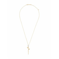 AMBUSH rose-pendant necklace - Dourado