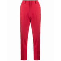AMI Calça de alfaiataria slim - Vermelho