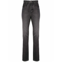 AMI Calça jeans com cinco bolsos - Preto