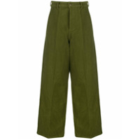 AMI Calça pantalona - Verde
