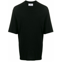 AMI Camiseta com detalhe de logo - Preto