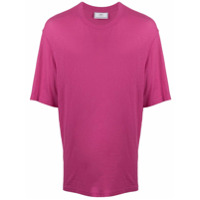 AMI Camiseta com detalhe de logo - Rosa
