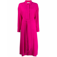 AMI Macacão com colarinho e cinto - Rosa