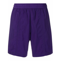 AMI Short de natação com logo - Roxo