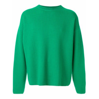 AMI Suéter oversized decote careca - Verde