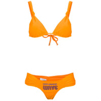 Amir Slama Biquíni com estampa - LARANJA