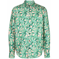 AMIRI Camisa de pijama de cetim - Verde