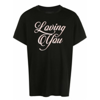 AMIRI Camiseta Loving You - Preto
