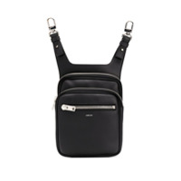 AMIRI zip-up leather belt bag - Preto