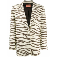 Andamane Emily zebra-print blazer - Branco
