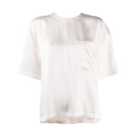 ANINE BING Teagan silk blouse - Neutro