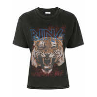 ANINE BING Tiger print T-shirt - Preto