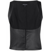 Ann Demeulemeester Blusa sem mangas - Preto