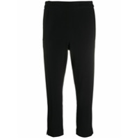 Ann Demeulemeester Calça cropped - Preto
