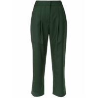 Anna Quan straight-fit trousers - Verde