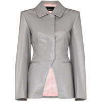 ANOUKI faux leather blazer - Cinza