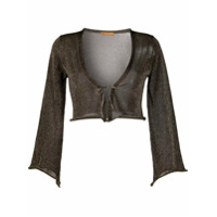 Antonella Rizza Blusa cropped Libra - Preto