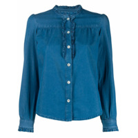 A.P.C. Blusa jeans mangas longas - Azul