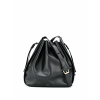 A.P.C. Bolsa bucket Courtney de couro - Preto