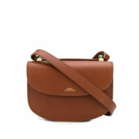 A.P.C. Bolsa transversal Geneve mini - Marrom