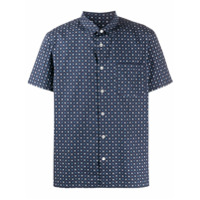 A.P.C. Camisa com estampa floral - Azul