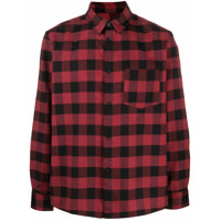 A.P.C. Camisa com estampa xadrez - Vermelho