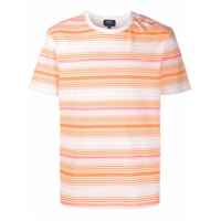A.P.C. Camiseta listrada - Laranja