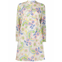 A.P.C. Chemise com estampa floral - Azul