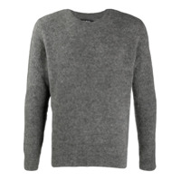 A.P.C. Suéter slim com mangas longas - Cinza