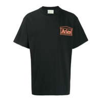 Aries Camiseta com estampa de logo - Preto