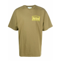 Aries Camiseta com estampa de logo - Verde