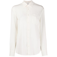 Aspesi Camisa de seda com botões - Branco