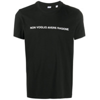 Aspesi slogan t-shirt - Preto