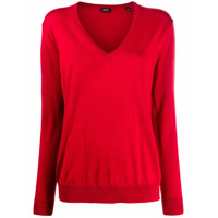 Aspesi V-neck wool jumper - Vermelho
