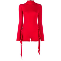 Atu Body Couture Macacão slim - Vermelho